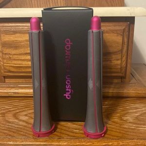 NWT Dyson 0.8 inch Airwrap™ barrels (Nickel/Fuchsia)